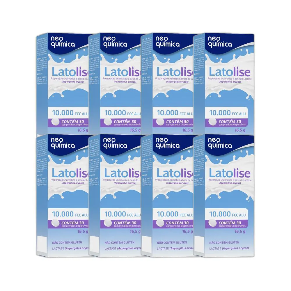 KIT 8X SUPLEMENTO LATOLISE 10.000 UFCC 30 CPR - NEO QUIMICA