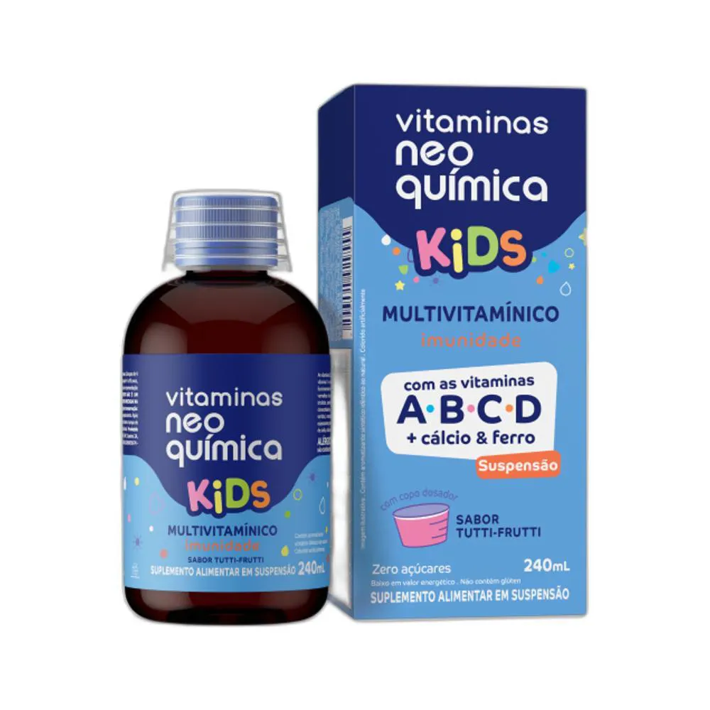 MULTIVITAMINICO KIDS LIQUIDO 240ML - NEO QUíMICA