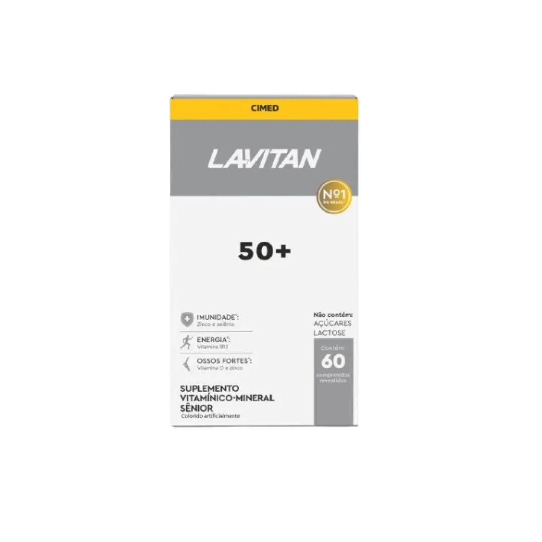 SUPLEMENTO VITAMíNICO LAVITAN SêNIOR 60CPR - CIMED