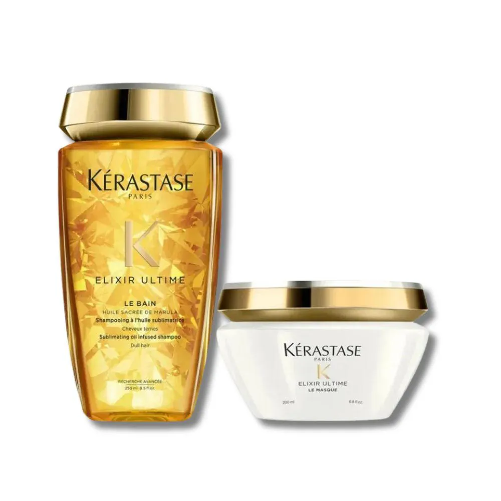 KIT KéRASTASE ELIXIR ULTIME - SHAMPOO 250ML E MáSCARA 200ML