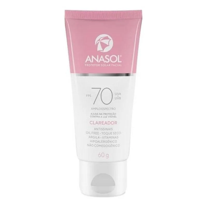 PROTETOR SOLAR ANASOL FPS 70 EM CREME 60 G