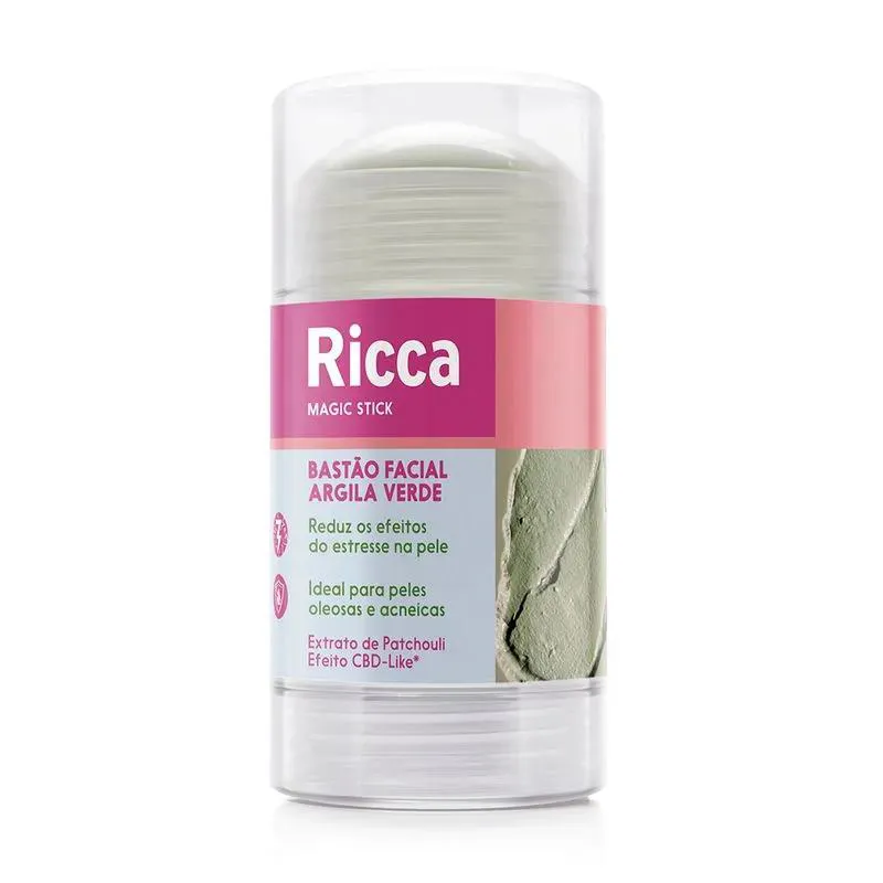 BASTAO FACIAL ARGILA VERDE RICCA