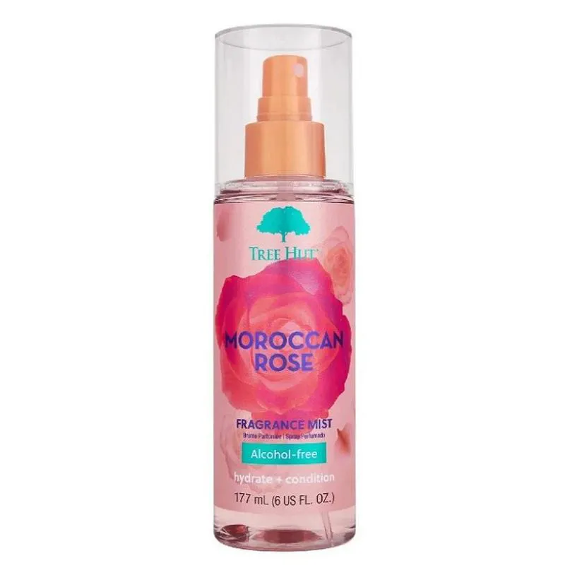 TREE HUT MOROCCAN ROSE FRAGANCE MIST - BODY SPLASH 177ML