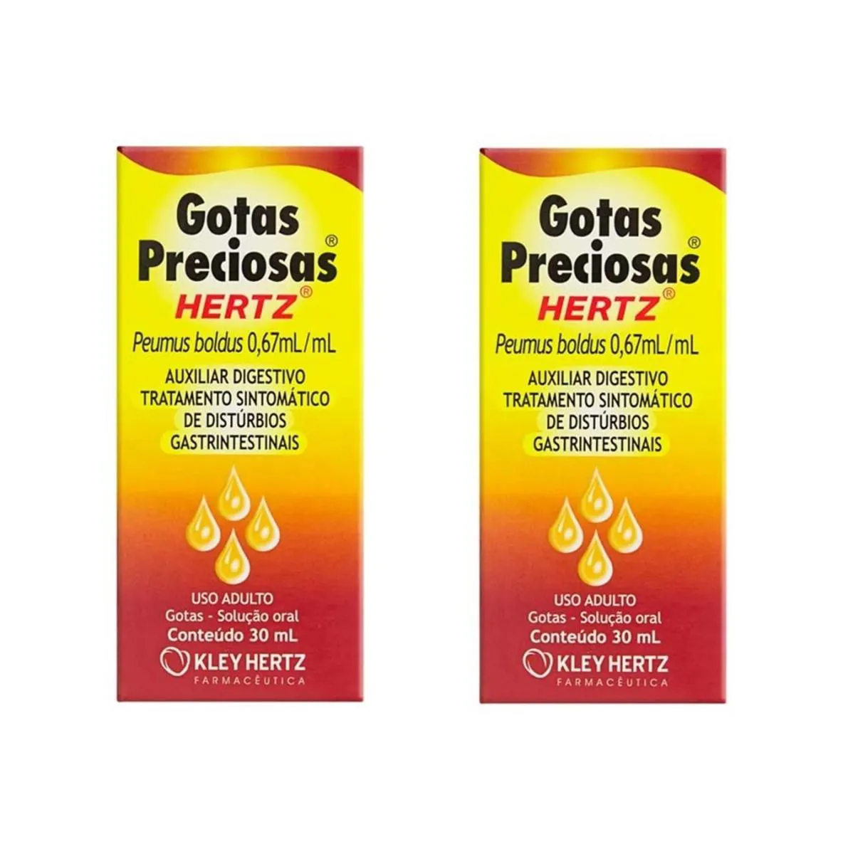 KIT 2 GOTAS PRECIOSAS DISTúRBIO DIGESTIVO 30ML - KLEY HERTZ