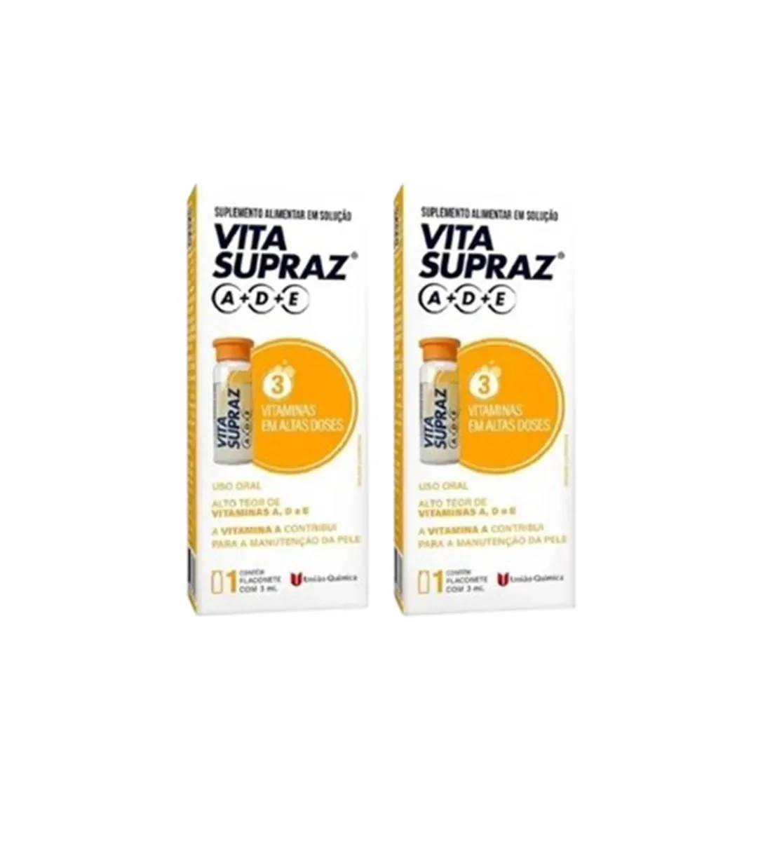 KIT 2 VITA SUPRAZ VITAMINA  A, D, E - 1 FLACONETE 3ML