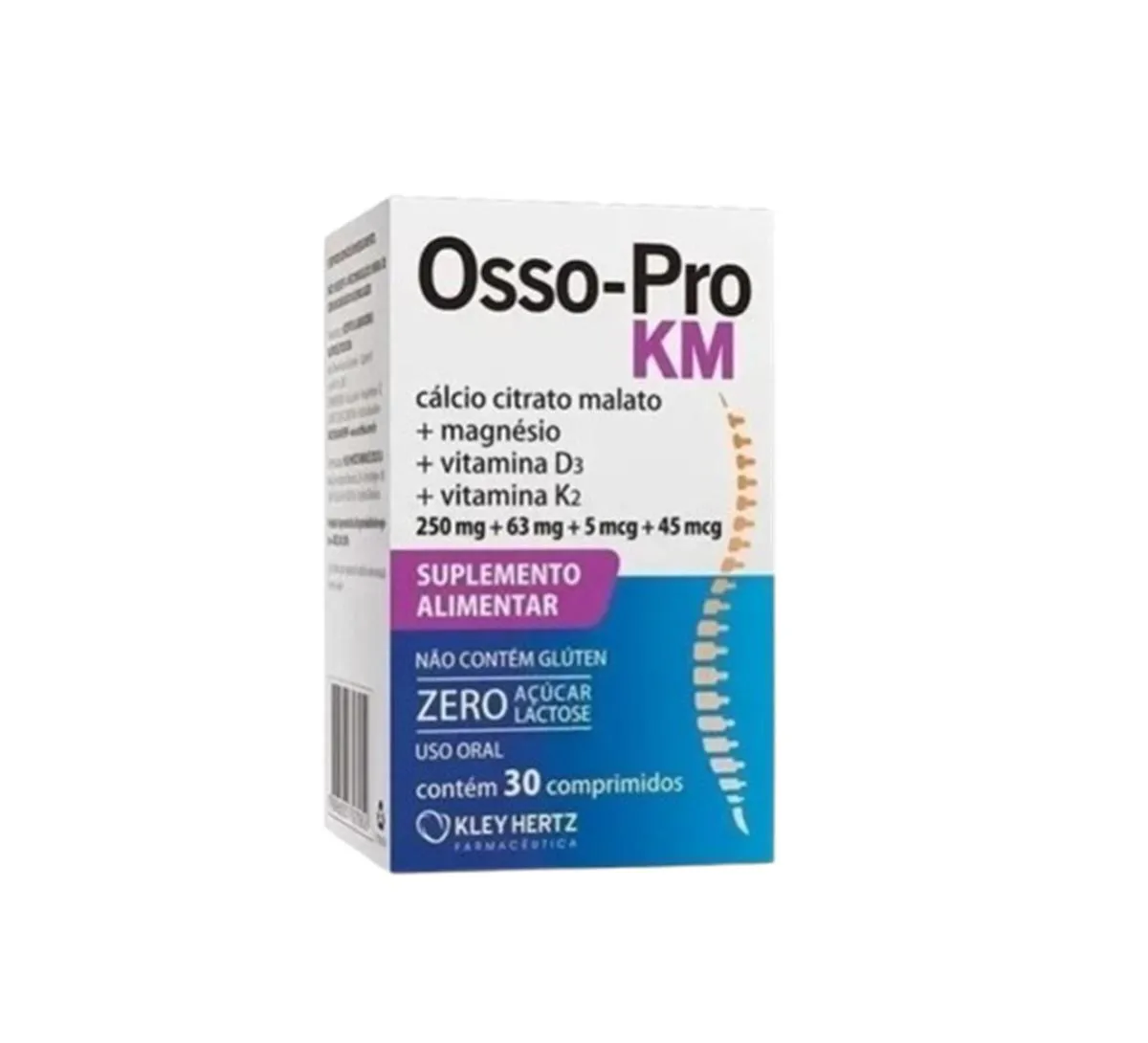 OSSO PRO KM 30 COMPRIMIDOS - CáLCIO MAGNéSIO D3 E K2
