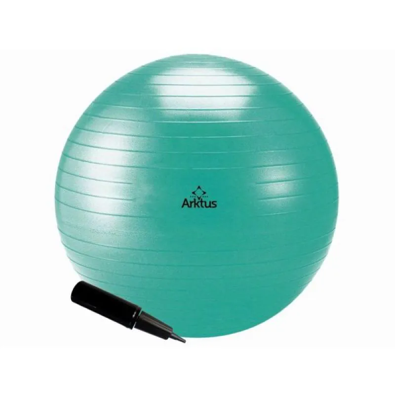 BOLA SUíçA PARA PILATES INFLáVEL COM BOMBA ANTI-BURST 55 CM - ARKTUS