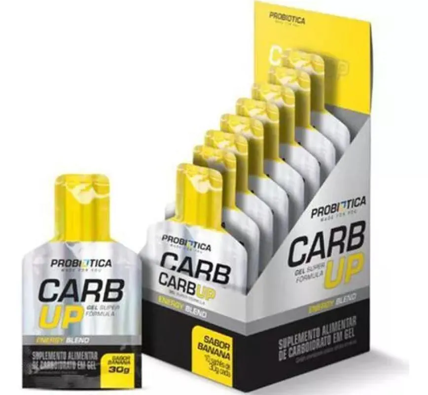 CARB UP GEL SUPER FóRMULA 10UN SABOR BANANA PROBIóTICA