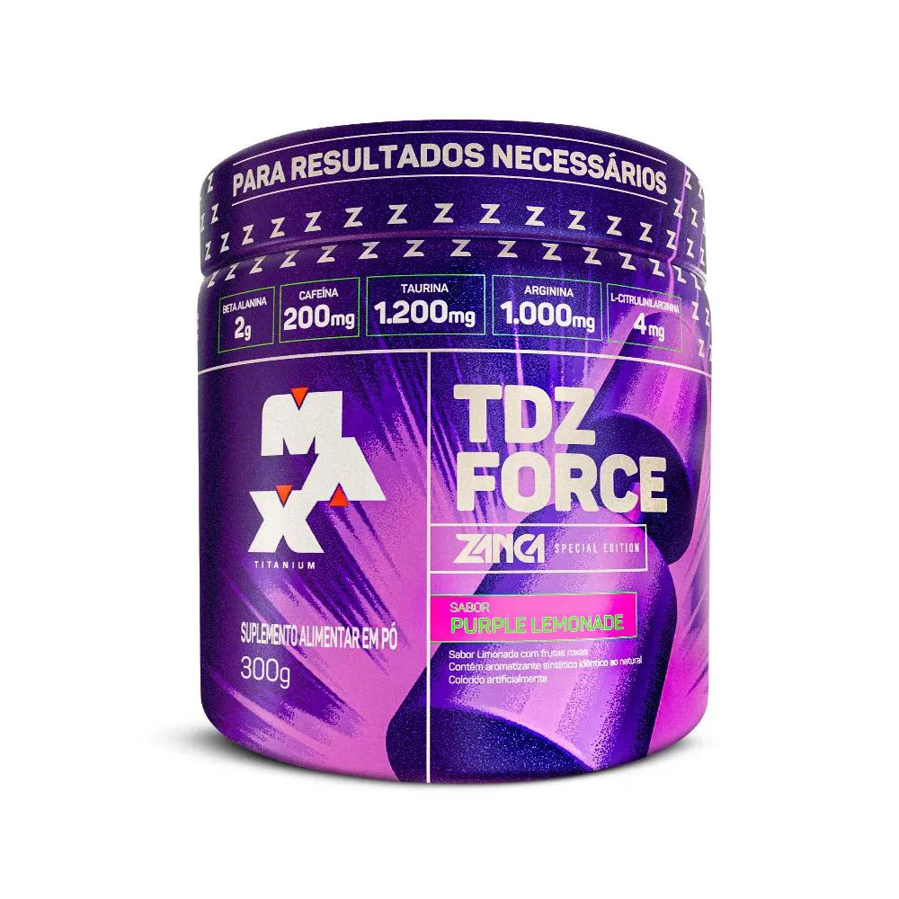 TDZ FORCE ZANCA SPECIAL EDITION PURPLE LEMONADE 300G MAX TITANIUM