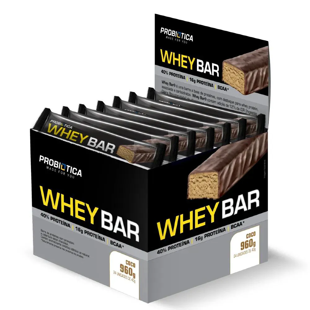 WHEY BAR COCO 24 UN PROBIOTICA
