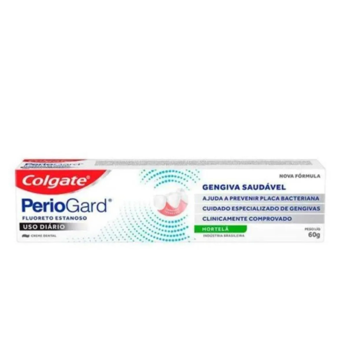 CREME DENTAL COLGATE PERIOGARD GENGIVA SAUDáVEL SABOR HORTELã 60G