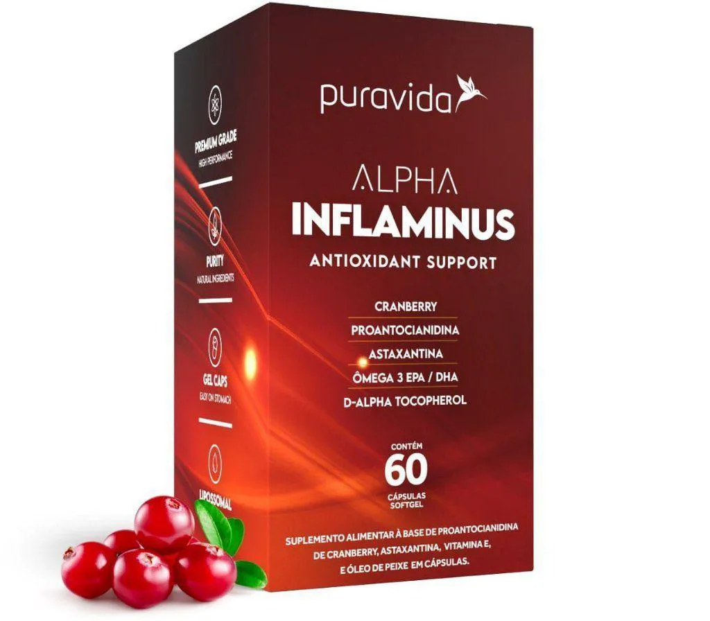 PURA VIDA ALPHA INFLAMINUS C/60CPS
