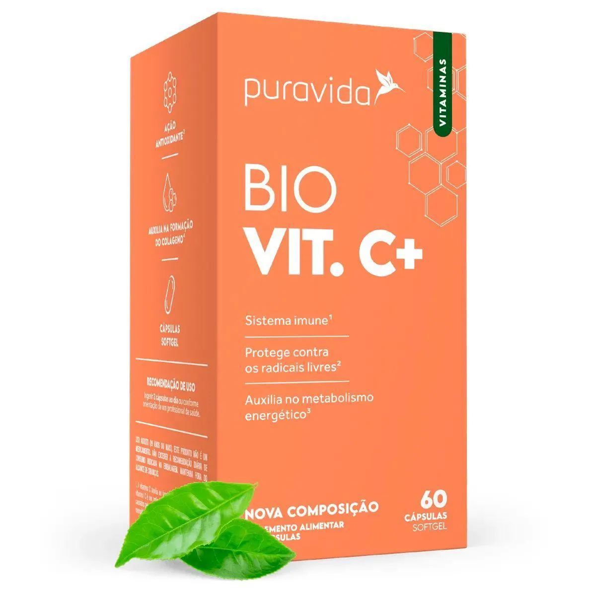 PURA VIDA BIO VIT C+ C/60CPS
