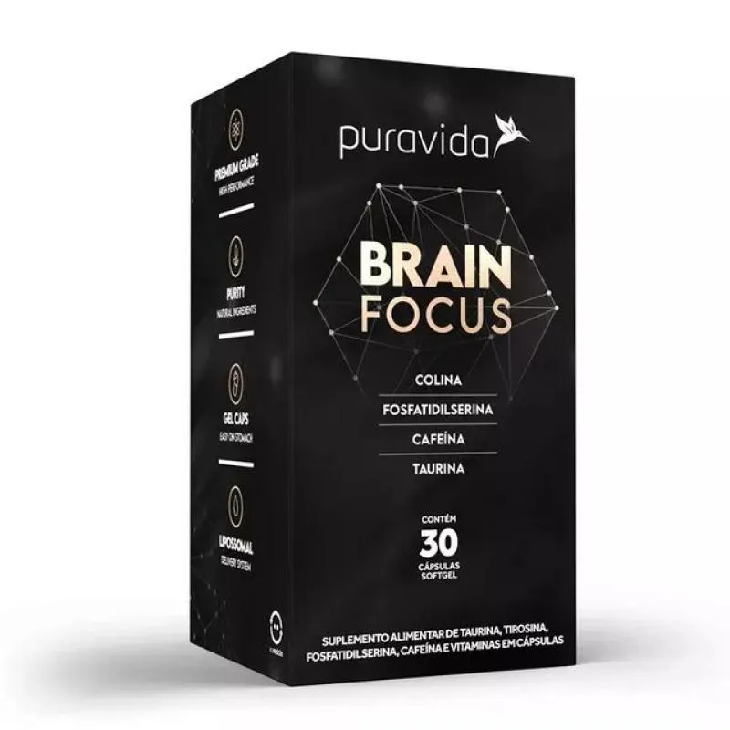 PURA VIDA BRAIN FOCUS C/30 CAPS