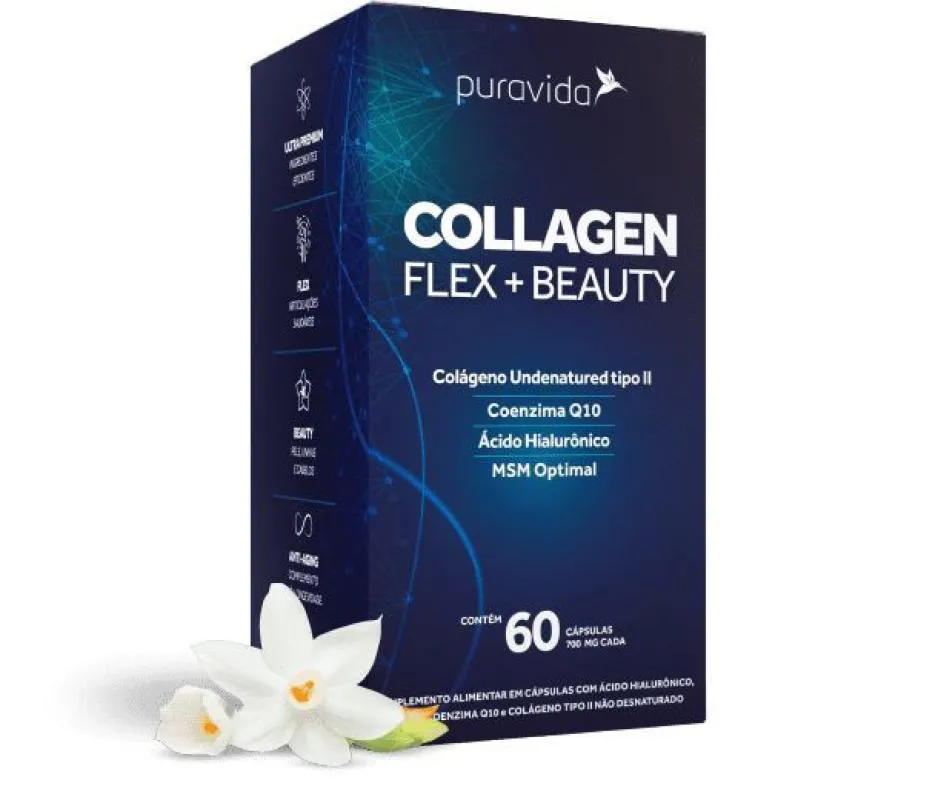 PURA VIDA COLLAGEN FLEX +  BEAUTY C/60CPS