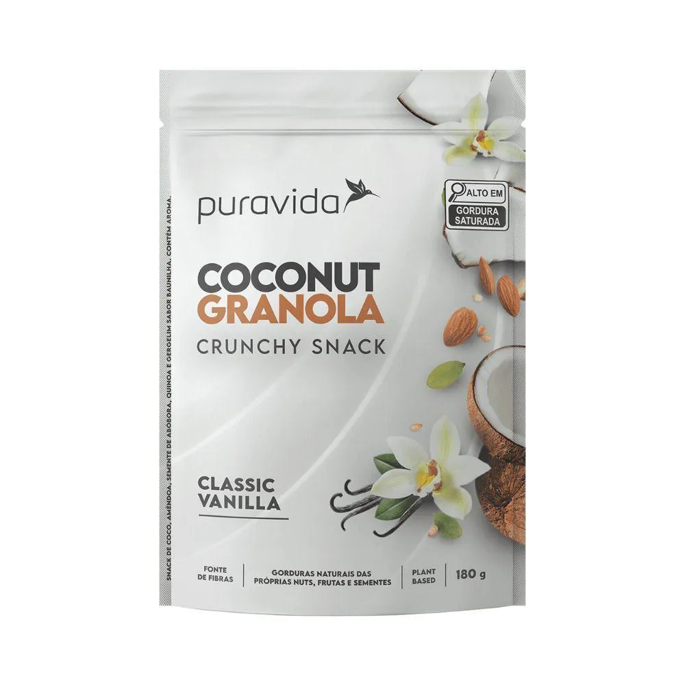PURA VIDA GRANOLA VANILLA 180G