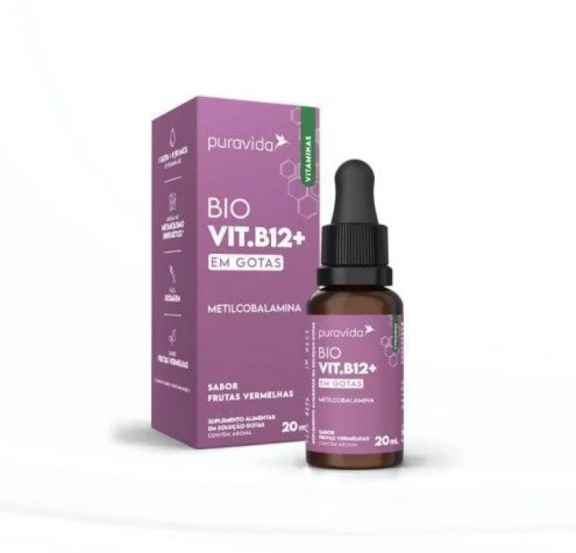 PURA VIDA VITAMINA B12 DROPS 20ML