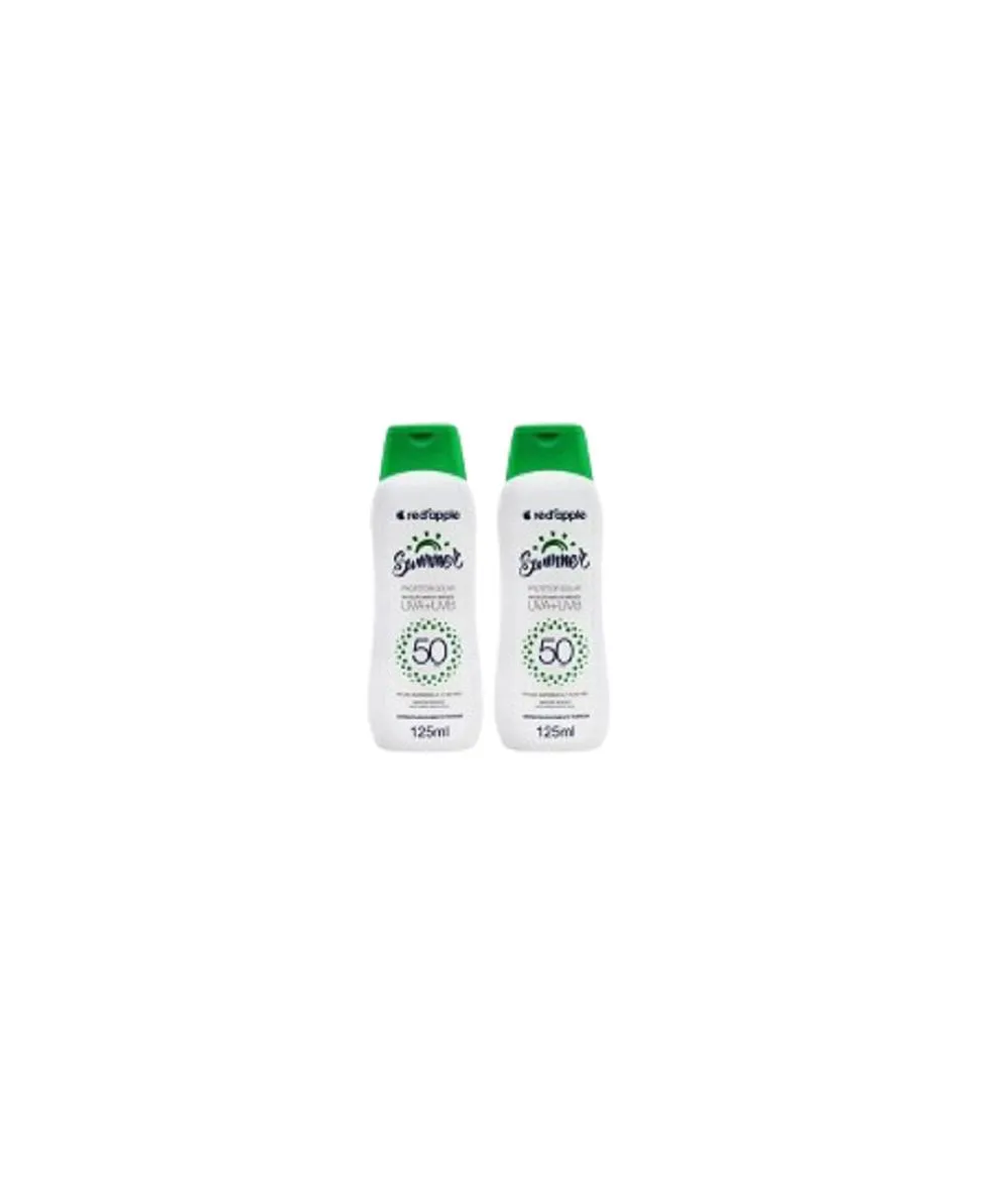 KIT 2 PROTETOR SOLAR CORPORAL RED APPLE FPS50 210ML