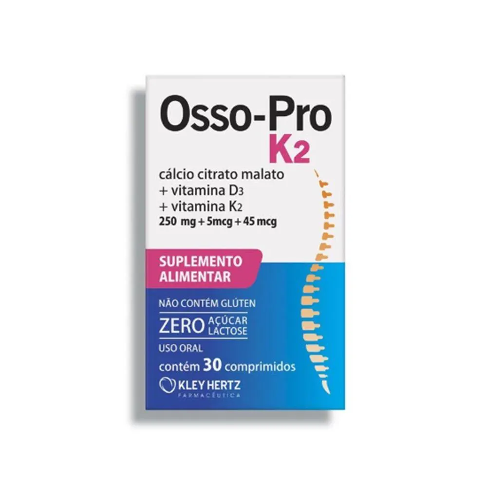 SUPLEMENTO OSSO PRO K2 30 COMPRIMIDOS - KLEY HERTZ