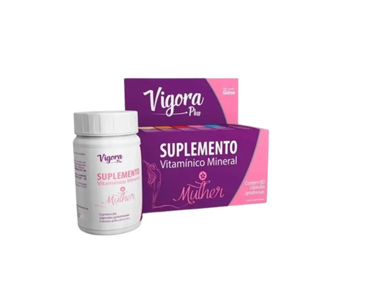 SUPLEMENTO VIGORA PLUS MULTIVITAMíNICO MULHER 60 CáPS