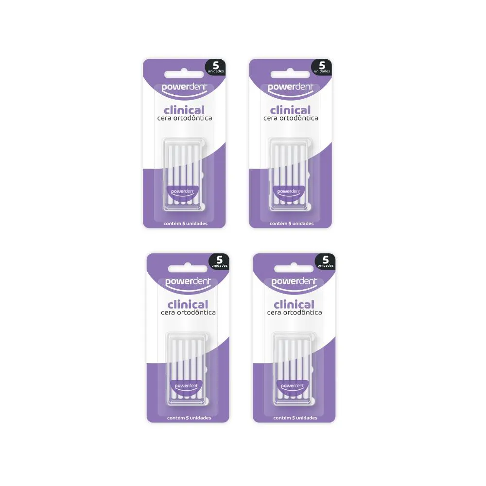 KIT 4 CERA ORTODONTICA CLINICAL POWERDENT