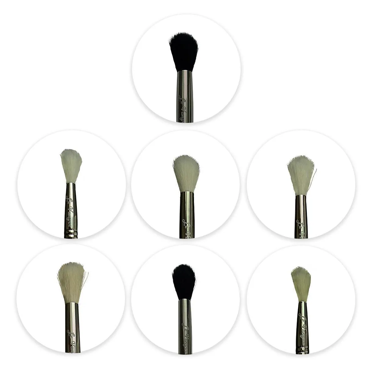KIT COM 7 PINCéIS | LINHA DELUXE | LE VANGEE