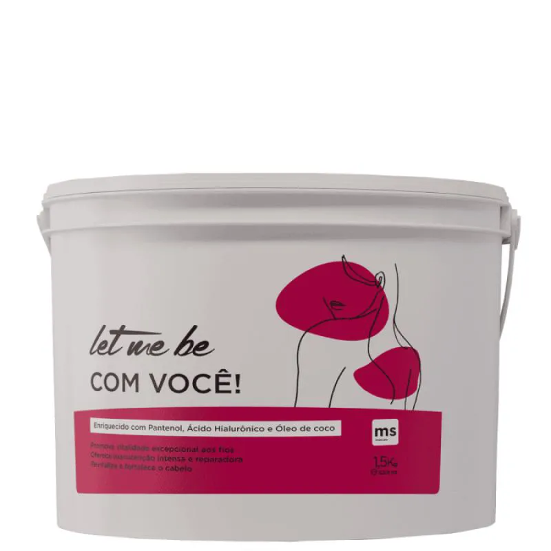MáSCARA COM VOCê – PANTENOL, ÁCIDO HIALURôNICO E ÓLEO DE COCO 1,5KG