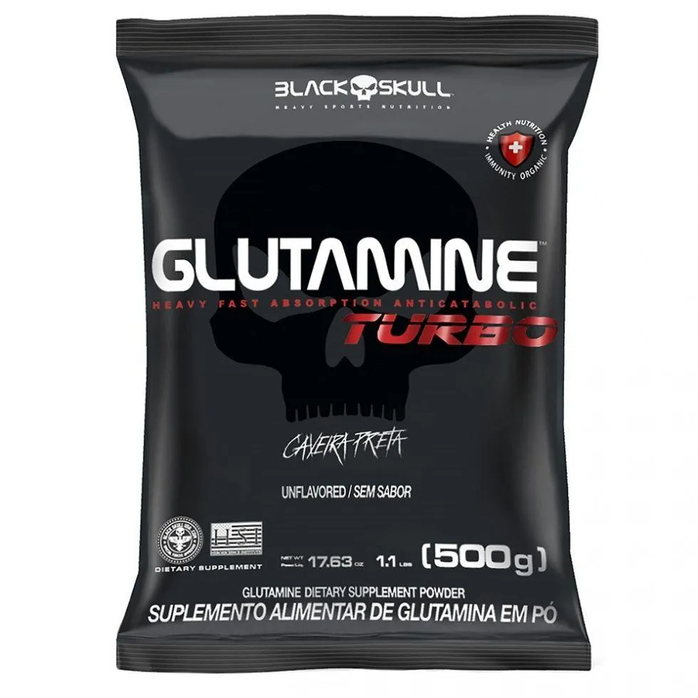 GLUTAMINE TURBO REFIL (500G) - PADRãO: ÚNICO