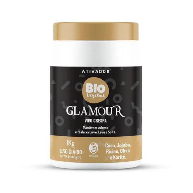 ATIVADOR VIVO CRESPA GLAMOUR BIOVEGETAIS 1KG