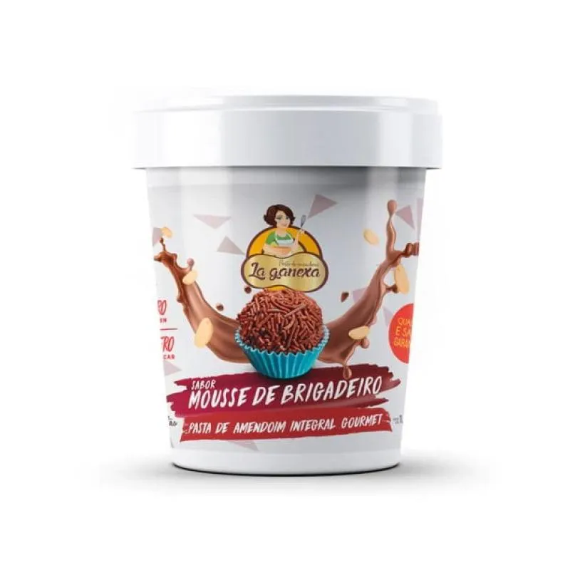 PASTA DE AMENDOIM INTEGRAL GOURMET (450G) - SABOR: MOUSSE DE BRIGADEIRO