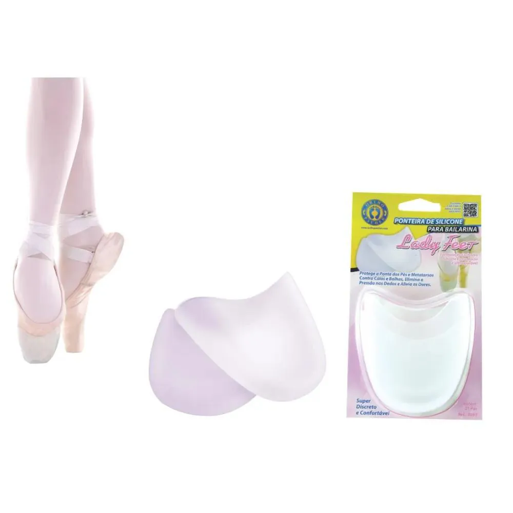 PONTEIRA DE SILICONE PARA BAILARINA FINA LADY FEET 4065 ORTHOPAUHER