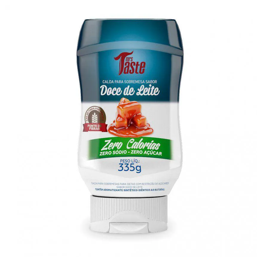 CALDA ZERO AçúCAR E ZERO CALORIAS (335G) - SABORES - SABOR: DOCE DE LEITE
