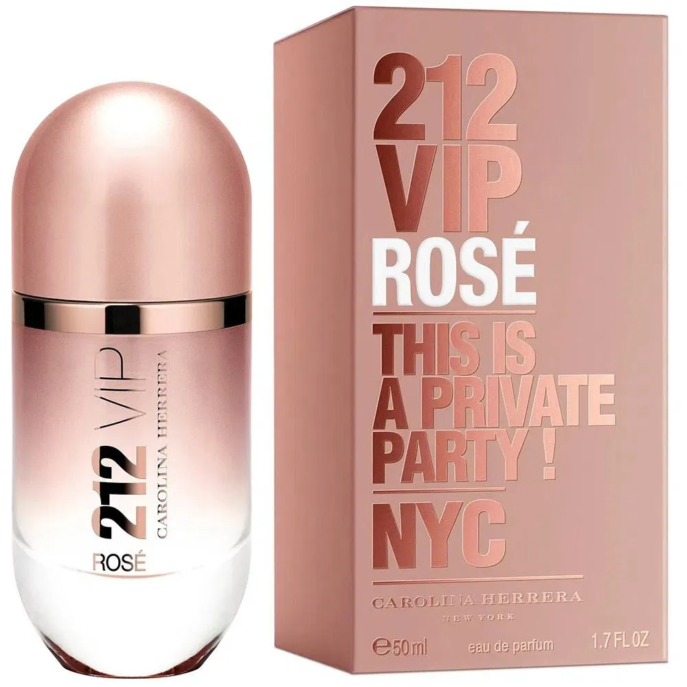 212 VIP ROSé CAROLINA HERRERA EAU DE PARFUM Importado Incolor