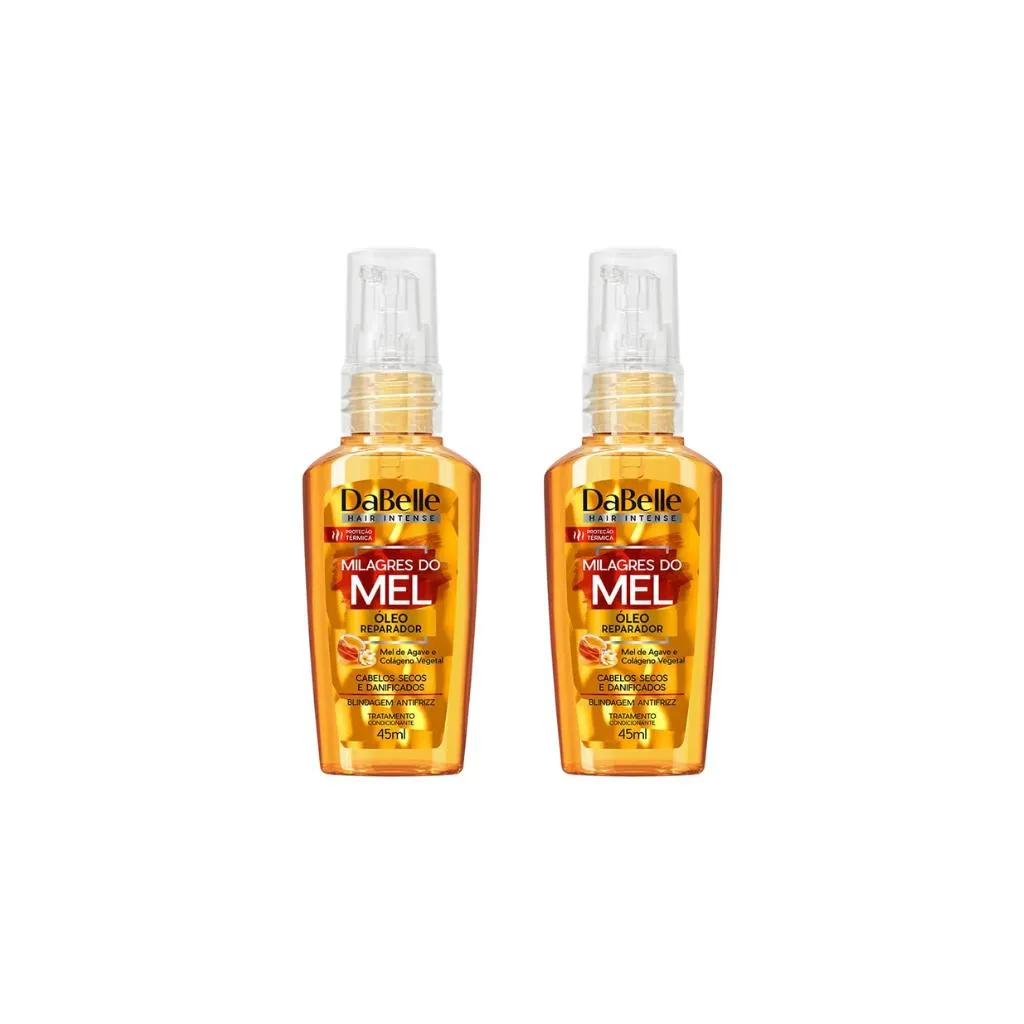 OLEO CAPILAR DABELLE 45ML MAGICO MILAGRES DO MEL - KIT C/2UN