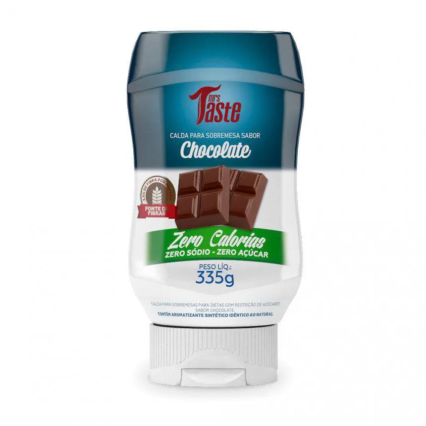 CALDA ZERO AçúCAR E ZERO CALORIAS (335G) - SABORES - SABOR: CHOCOLATE