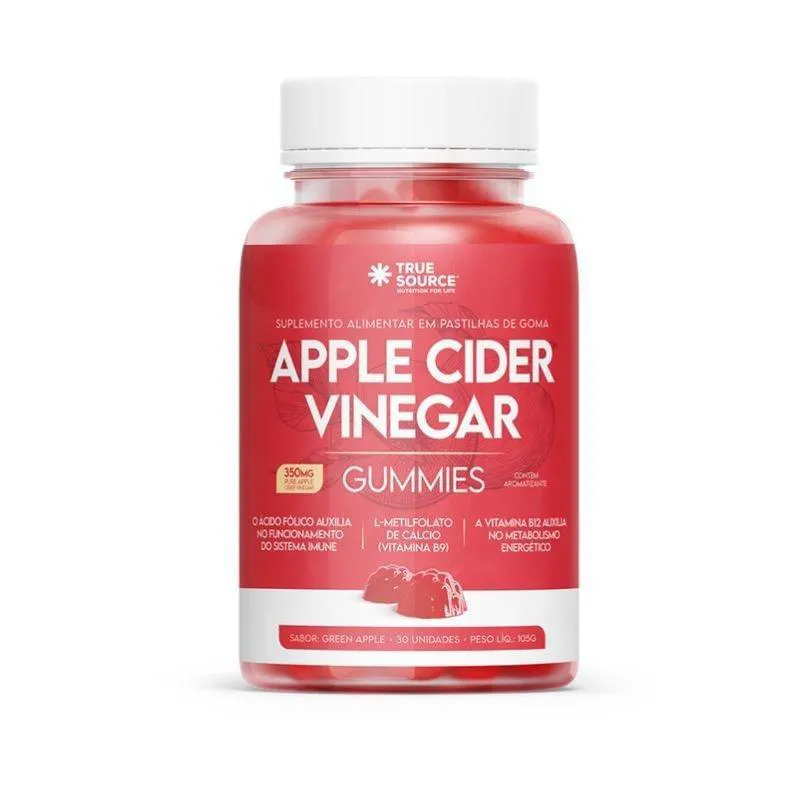 GUMMIES APPLE CIDER VINEGAR TRUE SOURCE 30 UNIDADES
