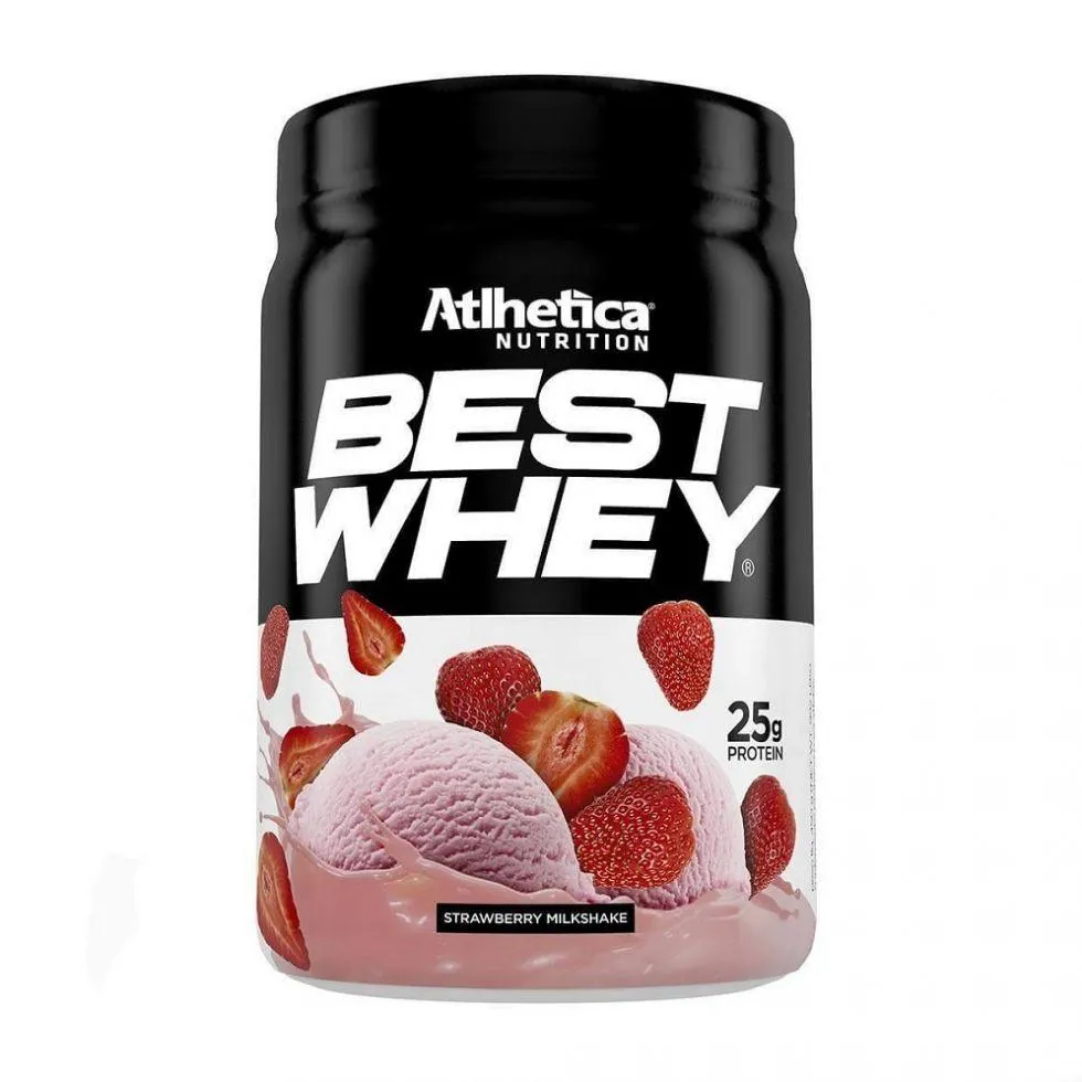 BEST WHEY (450G) - SABOR: MILKSHAKE DE MORANGO