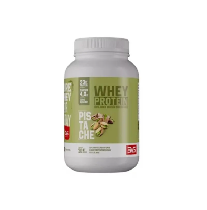 100% WHEY CONCENTRATE (900G) - SABOR: PISTACHE