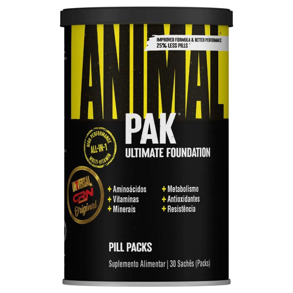 ANIMAL PAK ULTIMATE FOUNDATION (30 SACHêS) - PADRãO: ÚNICO