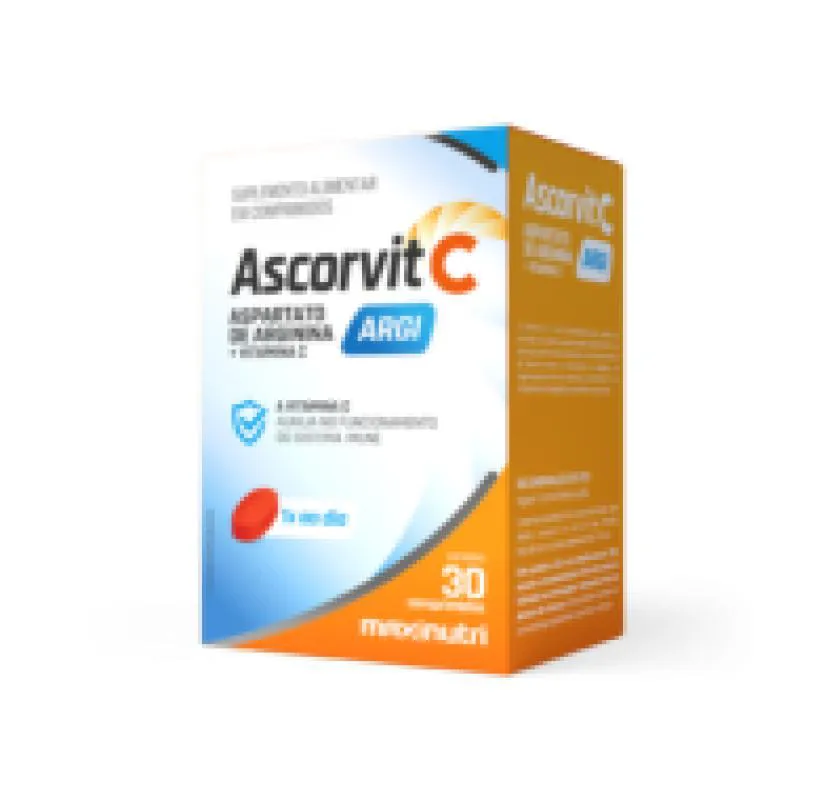 ASCORVIT ARG - VIT C + ARGININA (30 CAPS) - PADRãO: ÚNICO