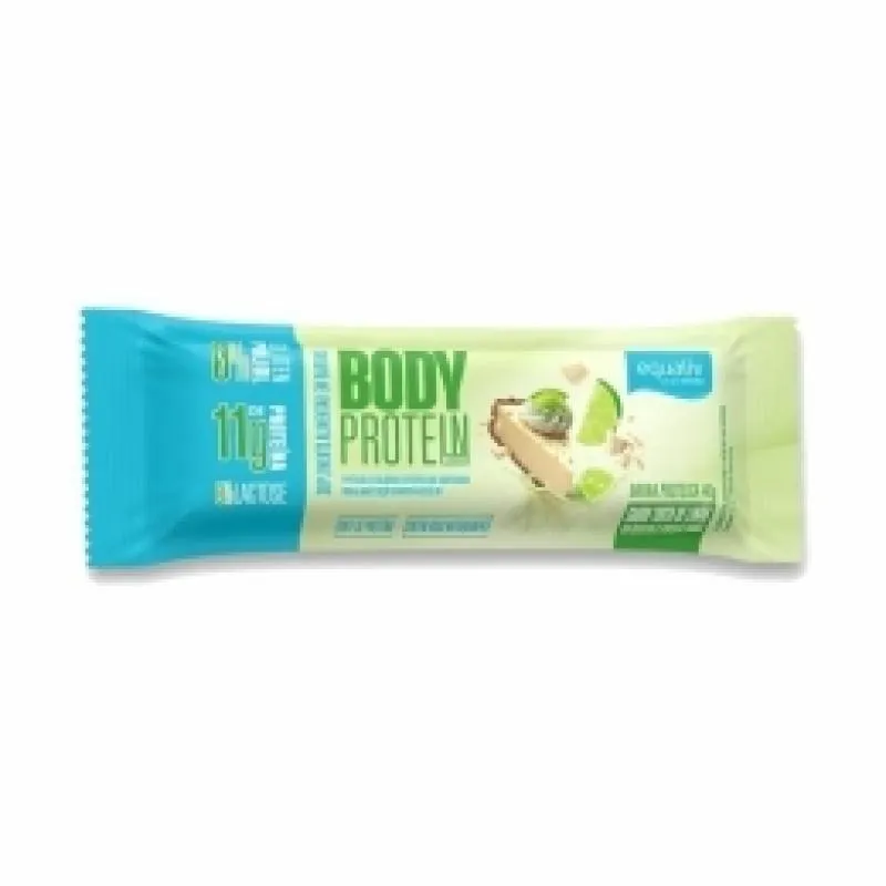 BODY PROTEIN BAR (40G) - VENCIMENTO 31/07/2025 - SABOR: TORTA DE LIMãO COBERTURA CHOC. BRANCO