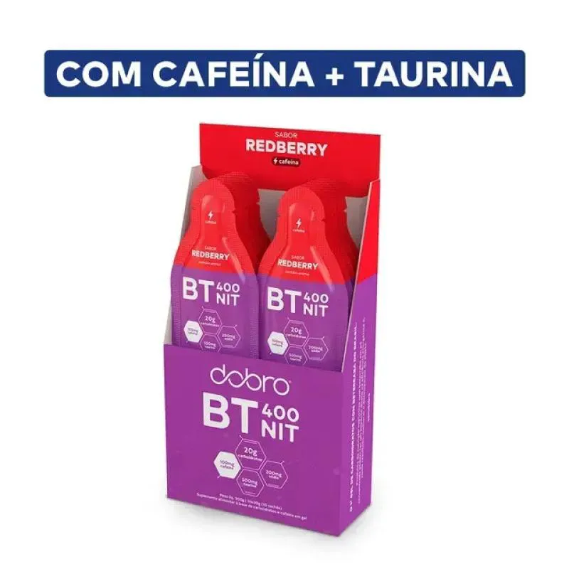 BT NITRATO GEL DOBRO (DISPLAY 10 SACHêS 30G) - SABOR: REDBERRY