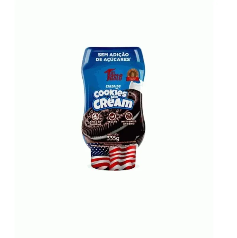 CALDA BAIXA CALORIA E BAIXO SóDIO (335G) - SABORES - SABOR: COOKIES AND CREAM