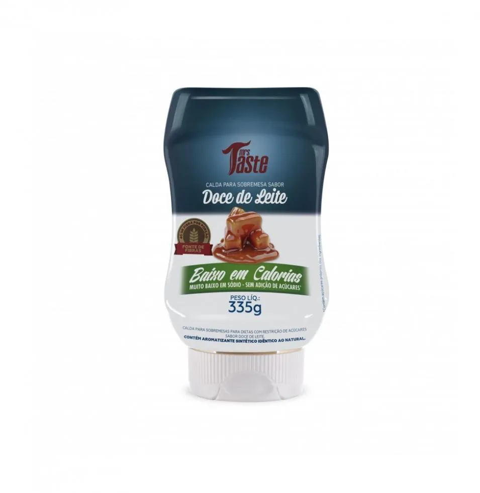 CALDA BAIXA CALORIA E BAIXO SóDIO (335G) - SABORES - SABOR: DOCE DE LEITE