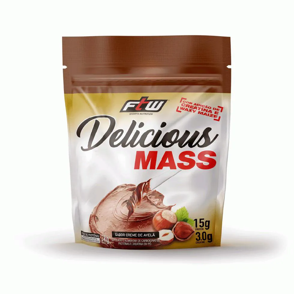 DELICIOUS MASS (3KG) - SABOR: CREME DE AVELã