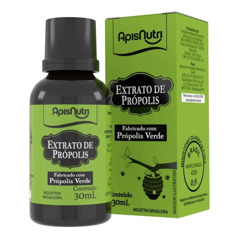 EXTRATO DE PRóPOLIS VERDE (30ML) - PADRãO: ÚNICO