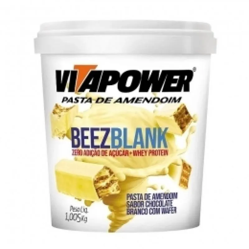 PASTA DE AMENDOIM SABORES GOURMET (1,005KG) - VENCIMENTO 31/07/2025 - SABOR: BEEZ BLANK