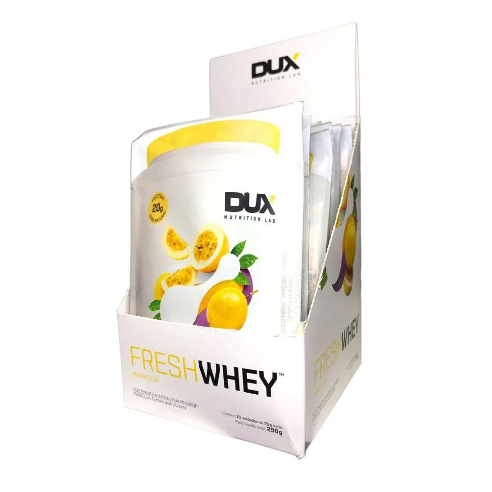 FRESH WHEY DISPLAY 290G (10 SACHêS DE 29G) - SABOR: MARACUJá