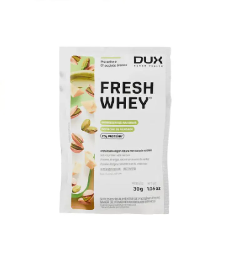 FRESH WHEY SACHê (29G) - SABOR: PISTACHE C/ CHOCOLATE BRANCO (30G)