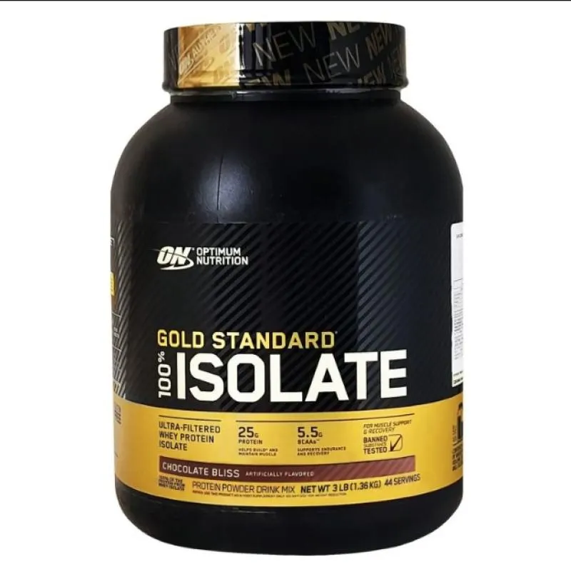GOLD STANDARD 100% ISOLATE (1,32KG) - SABOR: CHOCOLATE - 1,36KG